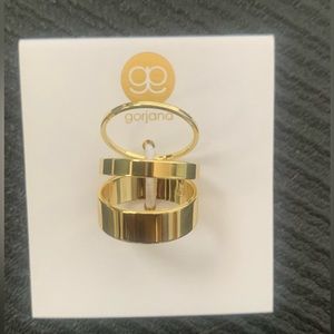 NWT Gorjana Gold Tone Rings